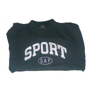 Gap Sport Green Crewneck